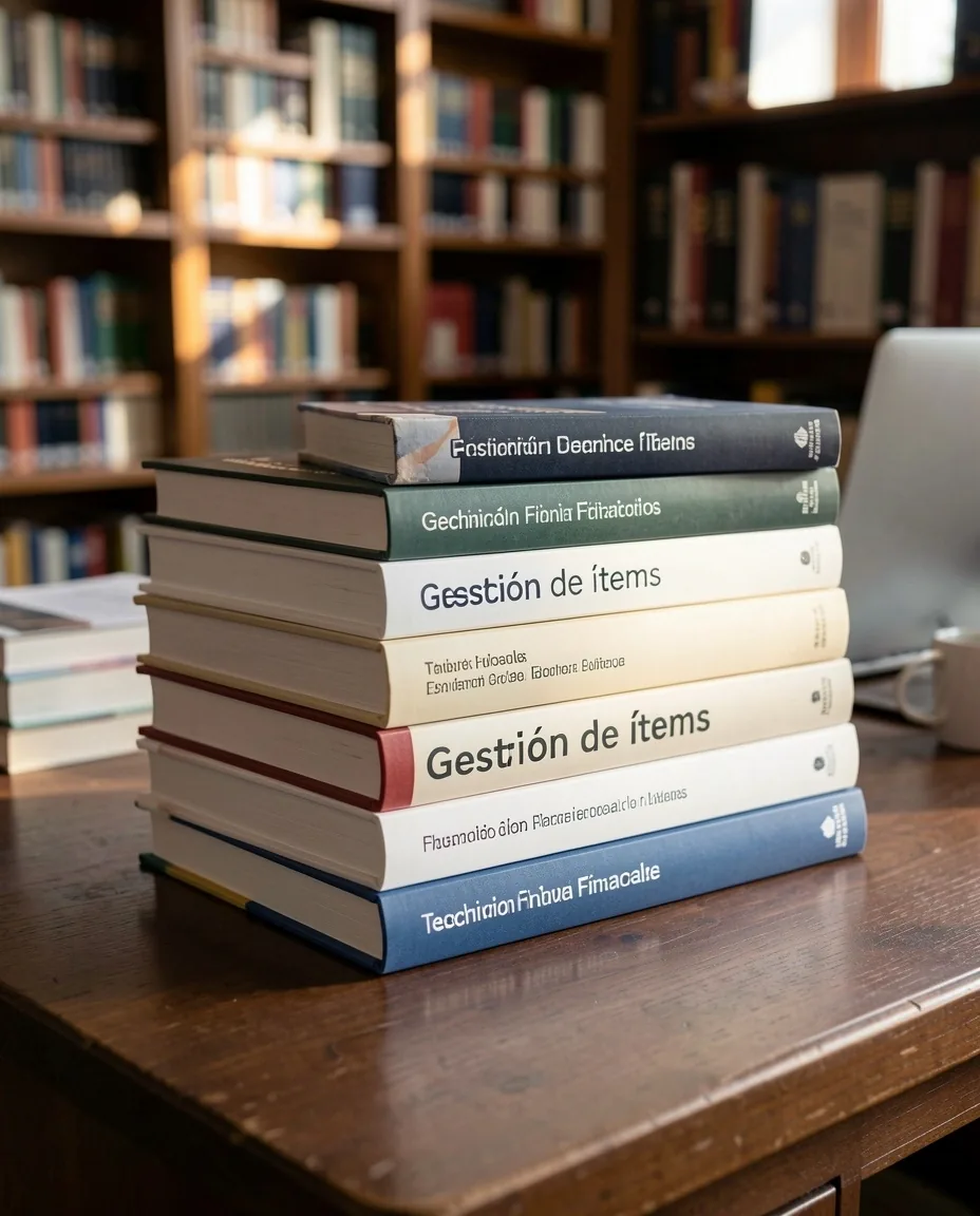 Colección de libros financieros
